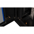 Шкаф 19" телекоммуникационный настенный, 12U 635x600х450 мм, дверь стекло, черный